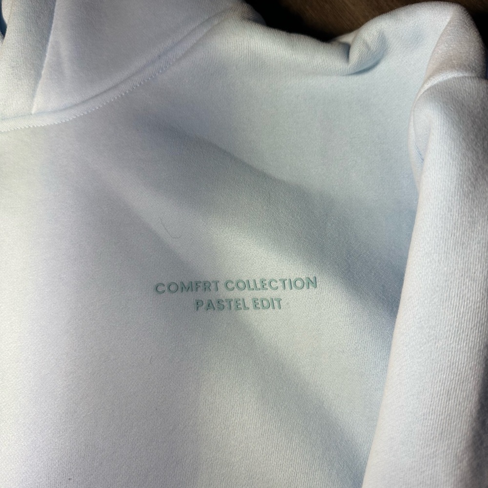 Comfort Collection Pastel Edit White Hoodie and Sweatpants Set - Picture 4 of 5
